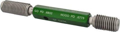 GF Gage - 3/4-10 Go/No Go Truncated Taperlock Thread Setting Plug Gage - Class 2A, Size 3 Handle, Steel - Industrial Tool & Supply