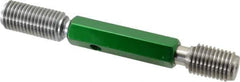 GF Gage - 1-8 Go/No Go Truncated Taperlock Thread Setting Plug Gage - Class 2A, Size 4 Handle, Steel - Industrial Tool & Supply