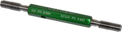 GF Gage - M10x1.5 Go/No Go Truncated Taperlock Thread Gage - Class 6G, Size 2 Handle - Industrial Tool & Supply