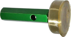 GF Gage - 2 - 11-1/2 Single End Tapered Plug Pipe Thread Gage - Handle Size 5, Handle, NPT-L1 Tolerance - Industrial Tool & Supply
