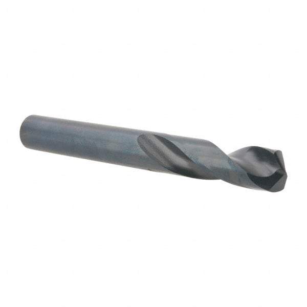 Guhring - 15/32" 130° Spiral Flute Cobalt Screw Machine Drill Bit - Oxide Finish, Right Hand Cut, 51mm Flute Length, 102mm OAL, Standard Point, Straight Shank - Industrial Tool & Supply