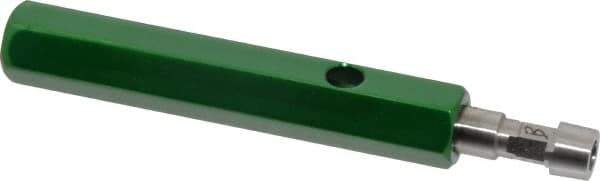 GF Gage - 1/8-27 Single End Tapered Plug Pipe Thread Gage - Handle Size 2 Included, NPTF-6 Step Tolerance - Industrial Tool & Supply