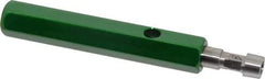 GF Gage - 1/8-27 Single End Tapered Plug Pipe Thread Gage - Handle Size 2 Included, NPTF-6 Step Tolerance - Industrial Tool & Supply
