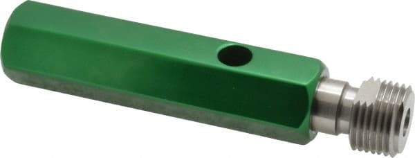 GF Gage - 1/2-14 Single End Tapered Plug Pipe Thread Gage - Handle Size 4 Included, NPTF-L1 Tolerance - Industrial Tool & Supply