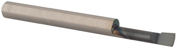 Scientific Cutting Tools - 0.14" Min Bore Diam, 0.6" Max Bore Depth, 3/16 Shank Diam, Boring Bar - Industrial Tool & Supply