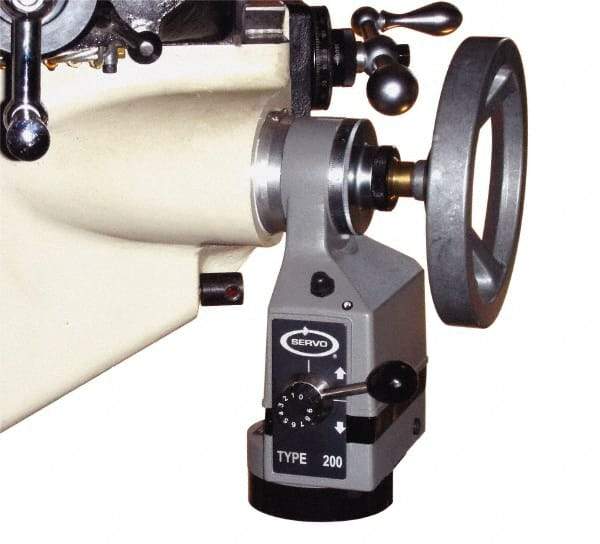 Servo - 200 Inch Max Peak Torque Per Pound, Knee Feed - 12 Inch Max Feed Rate Per Minute, 15 Inch Traversing Speed Per Minute - Industrial Tool & Supply