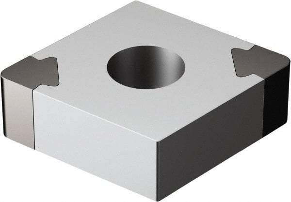 Sandvik Coromant - CNGA432 WG Grade 7025 CBN Turning Insert - Uncoated, 80° Diamond, 1/2" Inscr Circle, 3/16" Thick, 1/32" Corner Radius - Industrial Tool & Supply