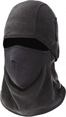 Ergodyne - Black, Underneath Hard Hat Winter Liner - Regular Length, 1 Layer - Industrial Tool & Supply