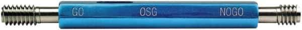 OSG - #3-48, Class 2B, Double End Plug Thread Go/No Go Gage - High Speed Steel, Handle Included - Industrial Tool & Supply