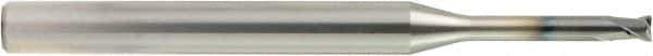 OSG - 2.5mm, 2 Flute, Single End, Solid Carbide, 0.2mm Corner Radius End Mill - 70mm OAL, 30° Helix, Right Hand Flute, 2.2mm LOC, Right Hand Cut, - Industrial Tool & Supply