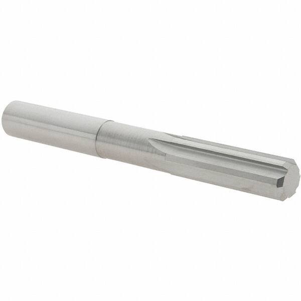 OSG - 13/32" Solid Carbide Chucking Reamer - Straight Flute, 3/8" Straight Shank, 1-1/4" Flute Length, 3-1/2" OAL - Industrial Tool & Supply