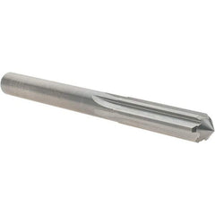 OSG - 21/64" Solid Carbide Chucking Reamer - Straight Flute, 5/16" Straight Shank, 1-1/4" Flute Length, 3-1/2" OAL - Industrial Tool & Supply