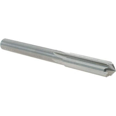 OSG - 5/16" Solid Carbide Chucking Reamer - Straight Flute, 9/32" Straight Shank, 1-1/8" Flute Length, 3-1/4" OAL - Industrial Tool & Supply