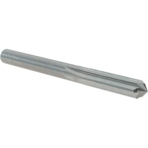 OSG - 7.3mm Solid Carbide Chucking Reamer - Straight Flute, 7.14mm Straight Shank, 29mm Flute Length, 83mm OAL - Industrial Tool & Supply