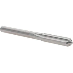 OSG - 9/32" Solid Carbide Chucking Reamer - Straight Flute, 1/4" Straight Shank, 1-1/8" Flute Length, 3-1/4" OAL - Industrial Tool & Supply