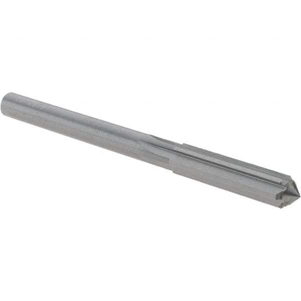 OSG - 7.1mm Solid Carbide Chucking Reamer - Straight Flute, 6.35mm Straight Shank, 29mm Flute Length, 83mm OAL - Industrial Tool & Supply