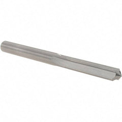 OSG - 6.4mm Solid Carbide Chucking Reamer - Straight Flute, 6.35mm Straight Shank, 29mm Flute Length, 83mm OAL - Industrial Tool & Supply