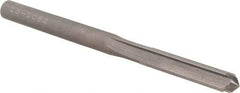 OSG - #1 Solid Carbide Chucking Reamer - Straight Flute, 7/32" Straight Shank, 1" Flute Length, 3" OAL - Industrial Tool & Supply