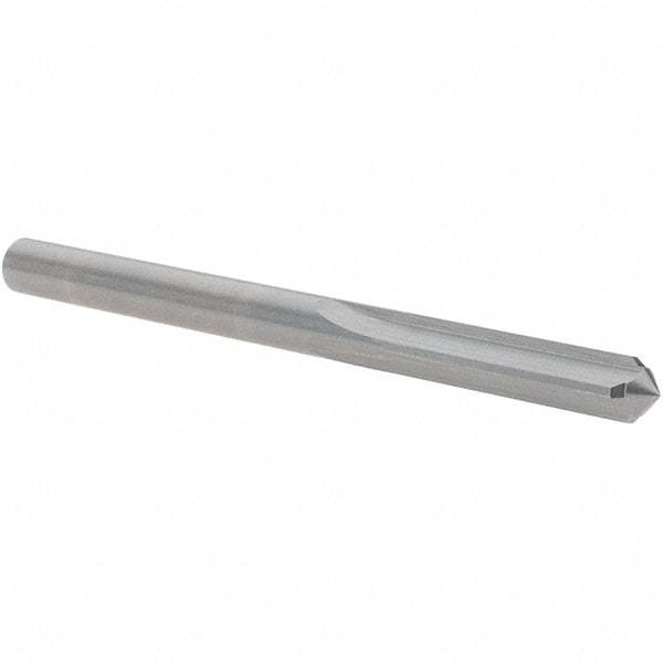 OSG - 5.7mm Solid Carbide Chucking Reamer - Straight Flute, 5.56mm Straight Shank, 25mm Flute Length, 76mm OAL - Industrial Tool & Supply