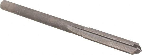 OSG - #4 Solid Carbide Chucking Reamer - Straight Flute, 3/16" Straight Shank, 1" Flute Length, 3" OAL - Industrial Tool & Supply