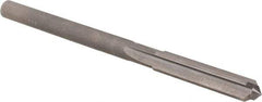 OSG - #4 Solid Carbide Chucking Reamer - Straight Flute, 3/16" Straight Shank, 1" Flute Length, 3" OAL - Industrial Tool & Supply