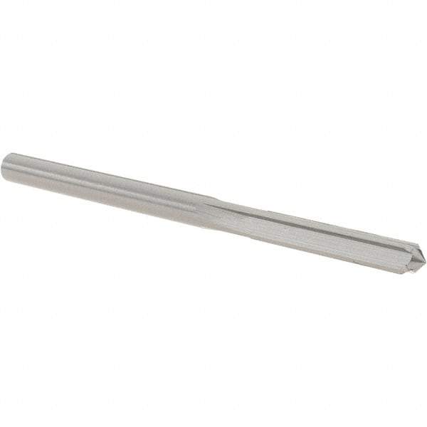 OSG - #9 Solid Carbide Chucking Reamer - Straight Flute, 3/16" Straight Shank, 1" Flute Length, 3" OAL - Industrial Tool & Supply