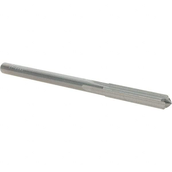 OSG - #18 Solid Carbide Chucking Reamer - Straight Flute, 5/32" Straight Shank, 7/8" Flute Length, 2-3/4" OAL - Industrial Tool & Supply