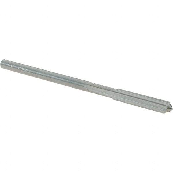 OSG - #30 Solid Carbide Chucking Reamer - Straight Flute, 7/64" Straight Shank, 5/8" Flute Length, 2-1/4" OAL - Industrial Tool & Supply