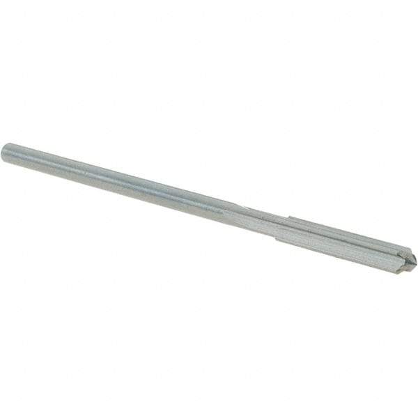 OSG - #33 Solid Carbide Chucking Reamer - Straight Flute, 3/32" Straight Shank, 5/8" Flute Length, 2-1/4" OAL - Industrial Tool & Supply