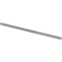 OSG - #38 Solid Carbide Chucking Reamer - Straight Flute, 3/32" Straight Shank, 5/8" Flute Length, 2-1/4" OAL - Industrial Tool & Supply