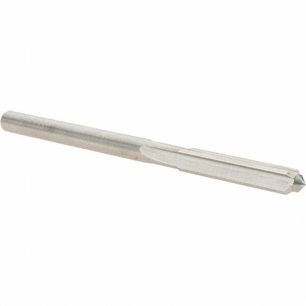 OSG - 5.3mm Solid Carbide Chucking Reamer - Straight Flute, 4.76mm Straight Shank, 25mm Flute Length, 76mm OAL - Industrial Tool & Supply