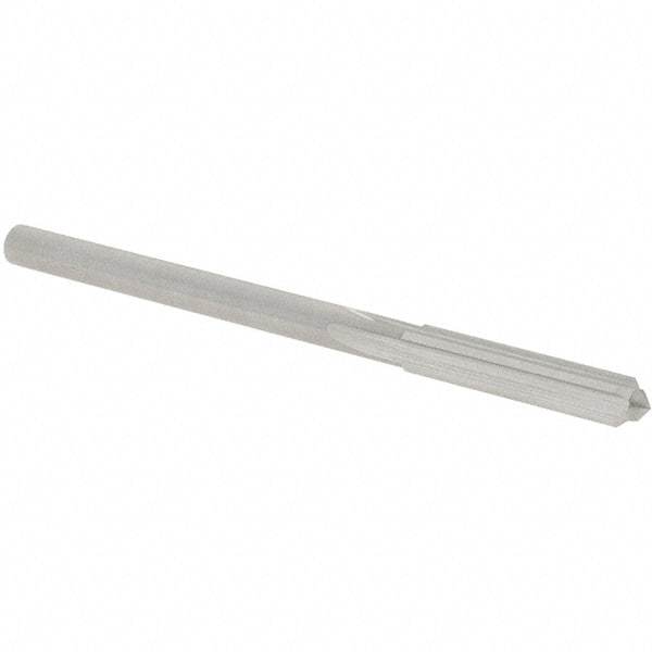 OSG - 4.4mm Solid Carbide Chucking Reamer - Straight Flute, 3.97mm Straight Shank, 22mm Flute Length, 70mm OAL - Industrial Tool & Supply