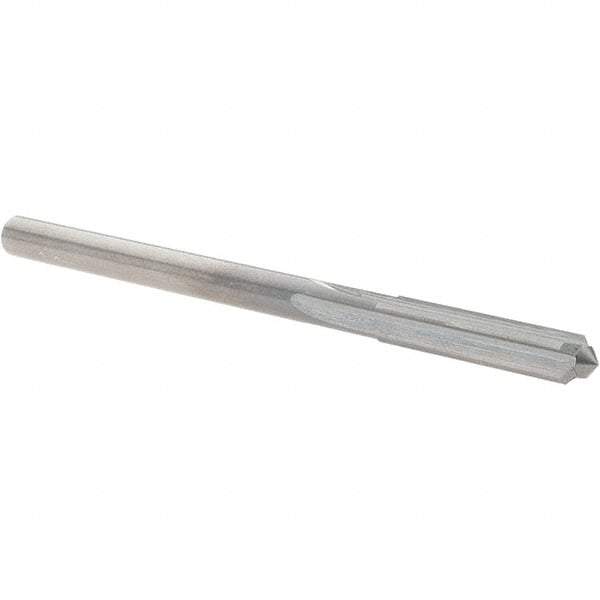 OSG - 3.9mm Solid Carbide Chucking Reamer - Straight Flute, 3.57mm Straight Shank, 19mm Flute Length, 64mm OAL - Industrial Tool & Supply