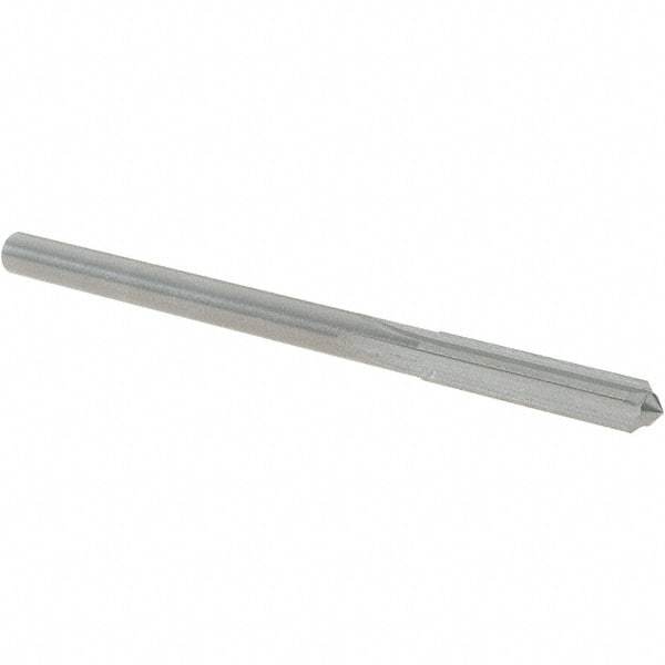 OSG - 3.8mm Solid Carbide Chucking Reamer - Straight Flute, 3.57mm Straight Shank, 19mm Flute Length, 64mm OAL - Industrial Tool & Supply