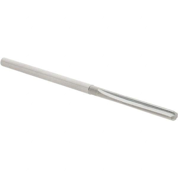 OSG - 2.2mm Solid Carbide Chucking Reamer - Straight Flute, 1.98mm Straight Shank, 12mm Flute Length, 50mm OAL - Industrial Tool & Supply