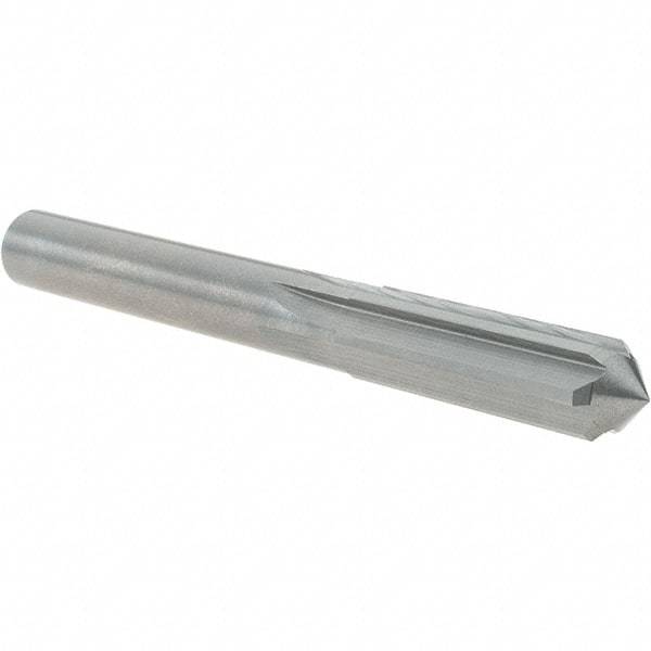 OSG - 10mm Solid Carbide Chucking Reamer - Straight Flute, 9.53mm Straight Shank, 32mm Flute Length, 89mm OAL - Industrial Tool & Supply