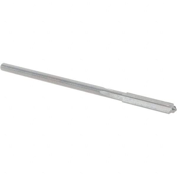 OSG - 3/32" Solid Carbide Chucking Reamer - Straight Flute, 5/64" Straight Shank, 1/2" Flute Length, 2" OAL - Industrial Tool & Supply