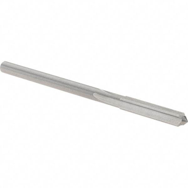 OSG - 5/32" Solid Carbide Chucking Reamer - Straight Flute, 9/64" Straight Shank, 3/4" Flute Length, 2-1/2" OAL - Industrial Tool & Supply