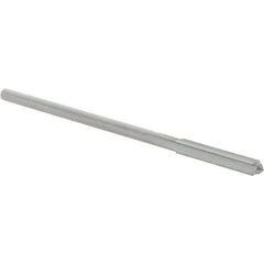 OSG - #35 Solid Carbide Chucking Reamer - Straight Flute, 3/32" Straight Shank, 5/8" Flute Length, 2-1/4" OAL - Industrial Tool & Supply