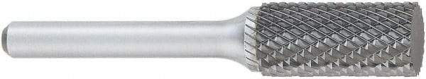 OSG - 9mm Cut Diam, 6mm Shank Diam, Cylinder Head Burr - Carbide, Flat End, 19mm LOC, 152mm OAL - Industrial Tool & Supply