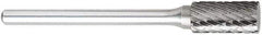 OSG - 6mm Cut Diam, 6mm Shank Diam, Tree with Radius Head Burr - Carbide, Radius End, 12mm LOC, 50mm OAL - Industrial Tool & Supply