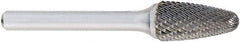 OSG - 6mm Cut Diam, 6mm Shank Diam, Tree with Radius Head Burr - Carbide, Radius End, 16mm LOC, 50mm OAL - Industrial Tool & Supply