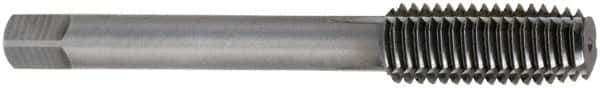 OSG - M4x0.70 Metric Coarse H6 Thread Limit Bottoming Thread Forming Tap - Solid Carbide, Bright Finish, 52mm OAL, 20mm Thread Length, Right Hand Thread, Series 369 - Exact Industrial Supply