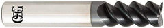OSG - 0.125", 0.5" LOC, 1/8" Shank Diam, 1-1/2" OAL, 3 Flute, Solid Carbide Square End Mill - Single End, TiAlN Finish, Spiral Flute, 60° Helix, Centercutting, Right Hand Cut, Right Hand Flute, Series HP460 - Industrial Tool & Supply