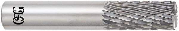 OSG - 1" Diam, 1-1/2" LOC, End Mill End, Solid Carbide Diamond Pattern Router Bit - Right Hand Cut, 4" OAL, 1" Shank Diam, Use on Alloy Steel, Carbon Steel, Hardened Steel - Industrial Tool & Supply