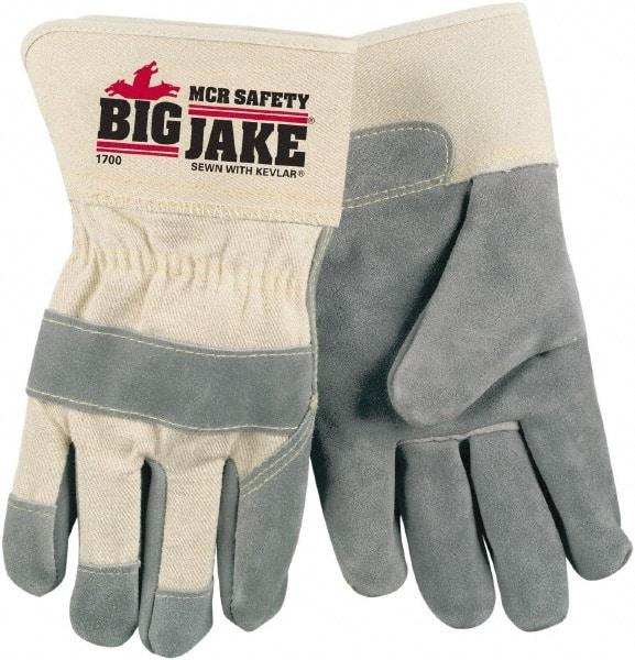 MCR Safety - Leather Work Gloves - Industrial Tool & Supply