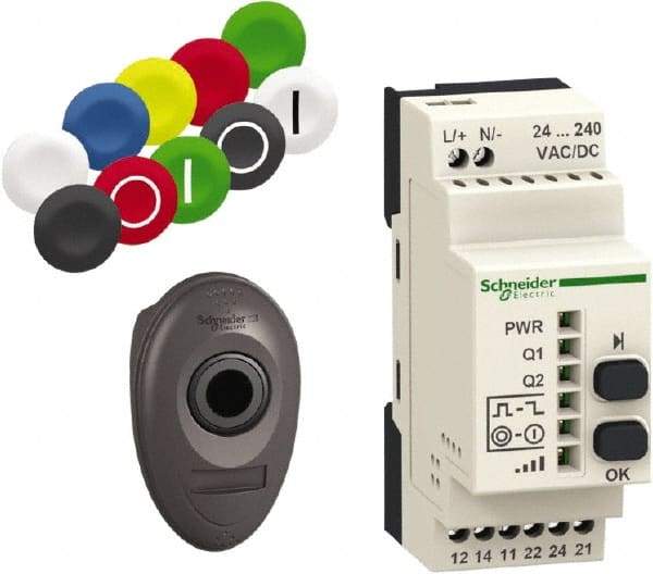 Square D - Maintained (MA) and Momentary (MO), Wireless Pushbutton System with Programmable Receiver - 24-240 VAC/VDC - Industrial Tool & Supply