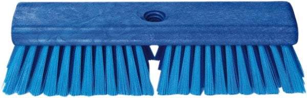 PRO-SOURCE - 1-3/4" Bristle Length, Polypropylene Food Service Brush - 10" Long x 2-1/2" Wide Head, Blue, Foam Block - Industrial Tool & Supply