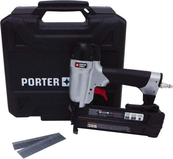 Porter-Cable - 2" Nail Length, 18 Gauge Brad Air Nailer Kit - 70 to 120 psi - Industrial Tool & Supply