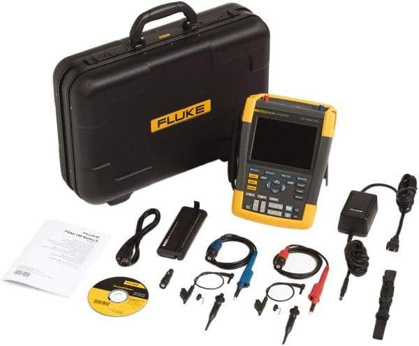 Fluke - Red Electrical Test Equipment Probe - Use with 190 Series Scope Meters - Industrial Tool & Supply